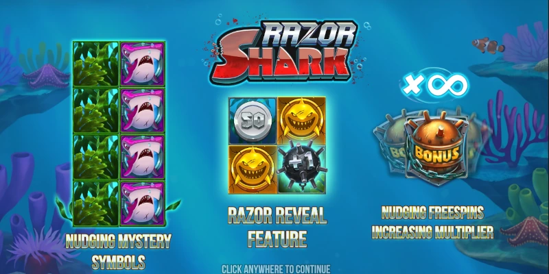Razor shark features