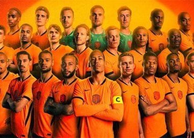 wk selectie nederlands elftal met alle spelers van oranje
