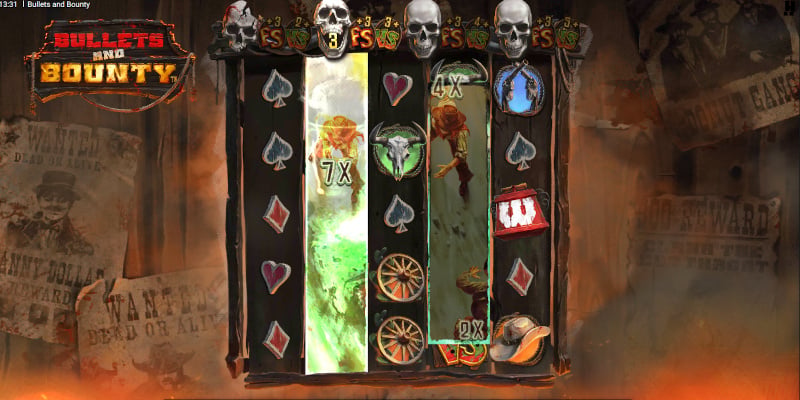 VS symbolen Bullets & Bounty