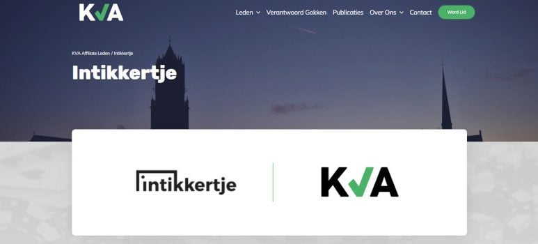 KVA keurmerk Intikkertje