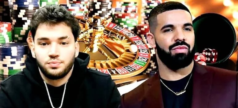 Drake en Adin Ross