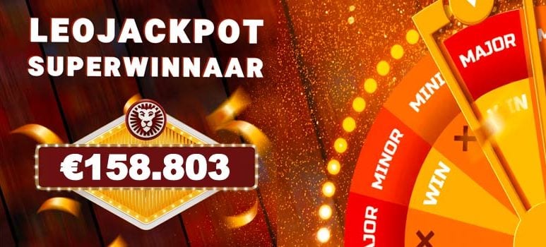 LeoJackpot met MINI MINOR MAJOR en MEGA jackpot