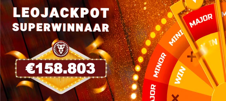LeoJackpot met MINI MINOR MAJOR en MEGA jackpot