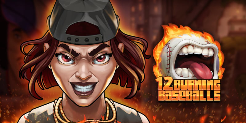 12 burning baseballs