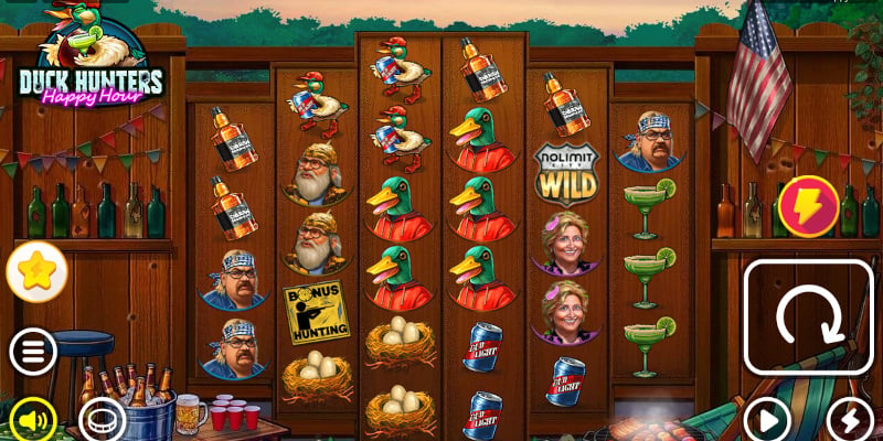 Duck Hunters Happy Hour achtergrond