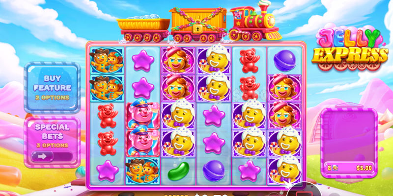Jelly Express achtergrond