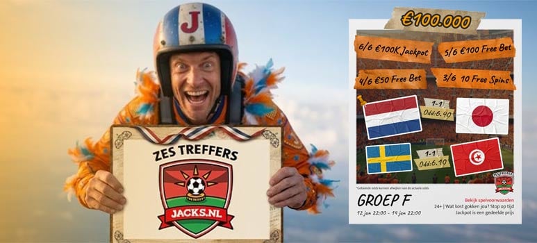 zes treffers spel van Jacks