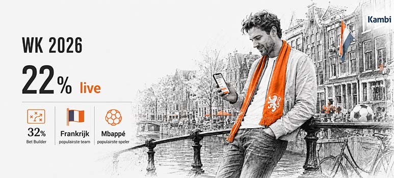 Nederlandse WK 2026-weddata van Kambi