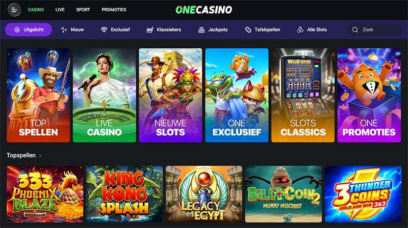one-casino-nl one casino nederland website