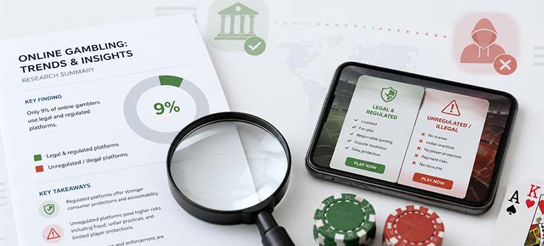 Onderzoek naar online gokken in Nederland met cijfers over legale en illegale goksites