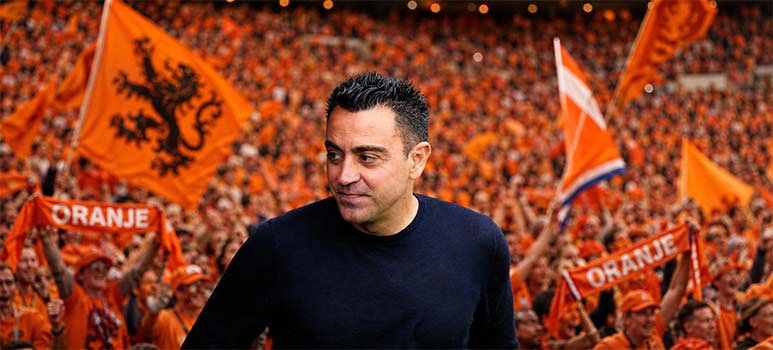 Xavi Hernández als bondscoach van het Nederlands elftal