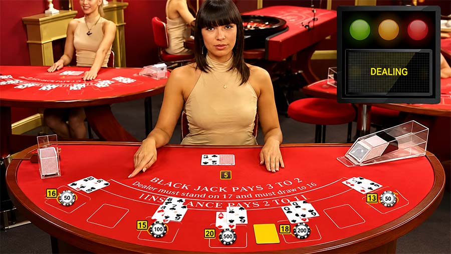 Evolution Gaming Live Blackjack, circa 2008–2009, studio Riga.