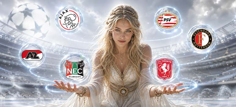Ajax, PSV, Feyenoord, AZ, NEC en FC Twente: kansen en voorspellingen voor Champions League, Europa League en Conference League