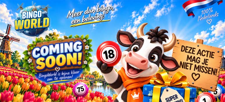 BingoWorld nieuwe Nederlandse goksite van New Future Games