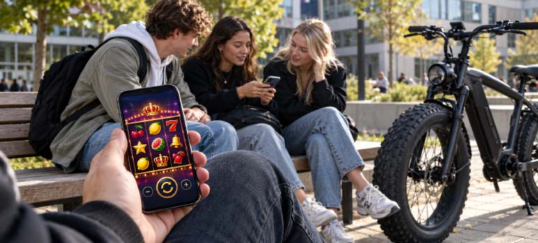gokken op het schoolplein door jongeren