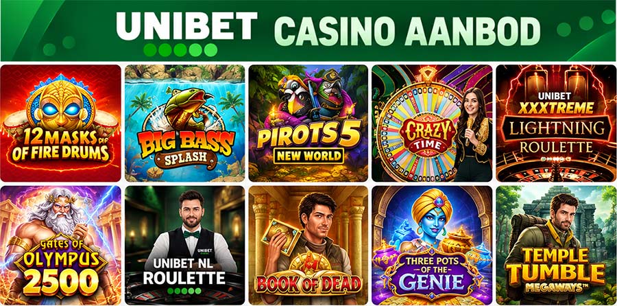 unibet casino nederland aanbod